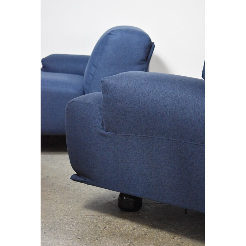 Vintage twoseater sofa by Vico Magistretti for Cassina, Italy 1975