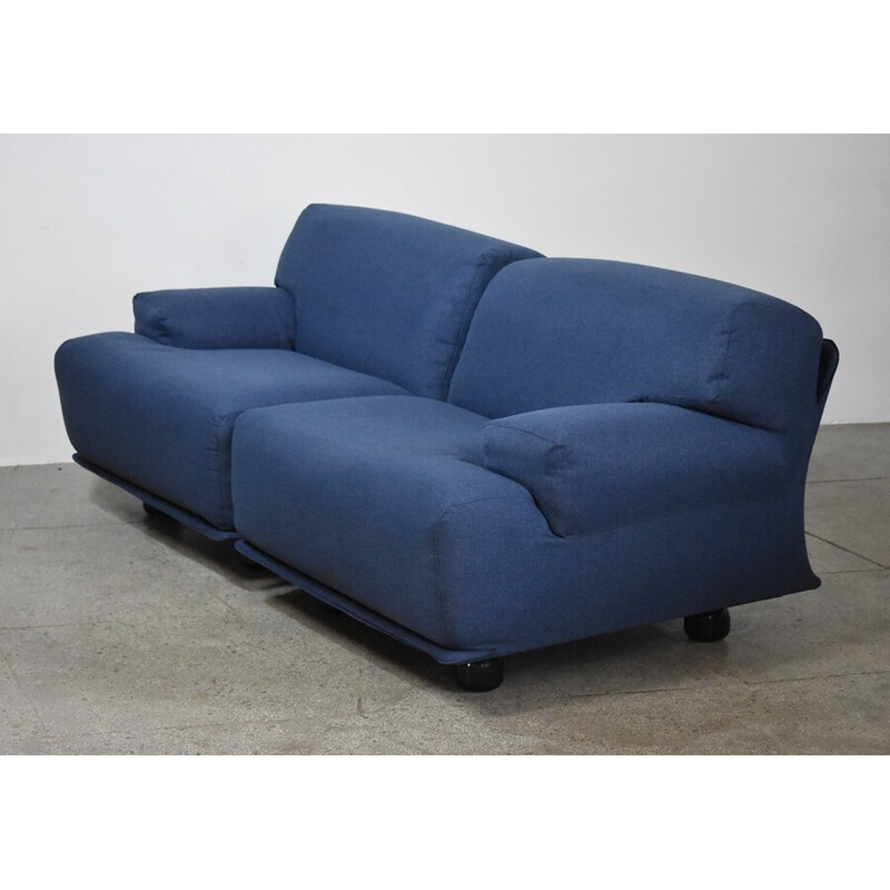 Zweisitziges Sofa von Vico Magistretti für Cassina, Italien 1975