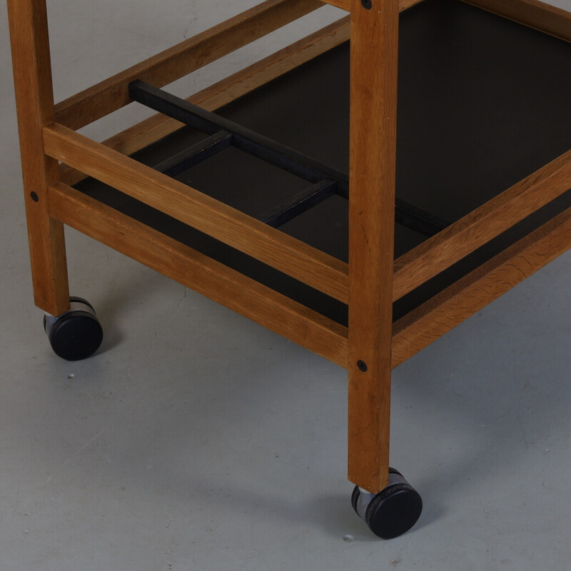 Vintage serving trolley by Børge Mogensen for Fredericia, 1960s