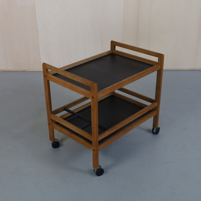 Vintage serving trolley by Børge Mogensen for Fredericia, 1960s