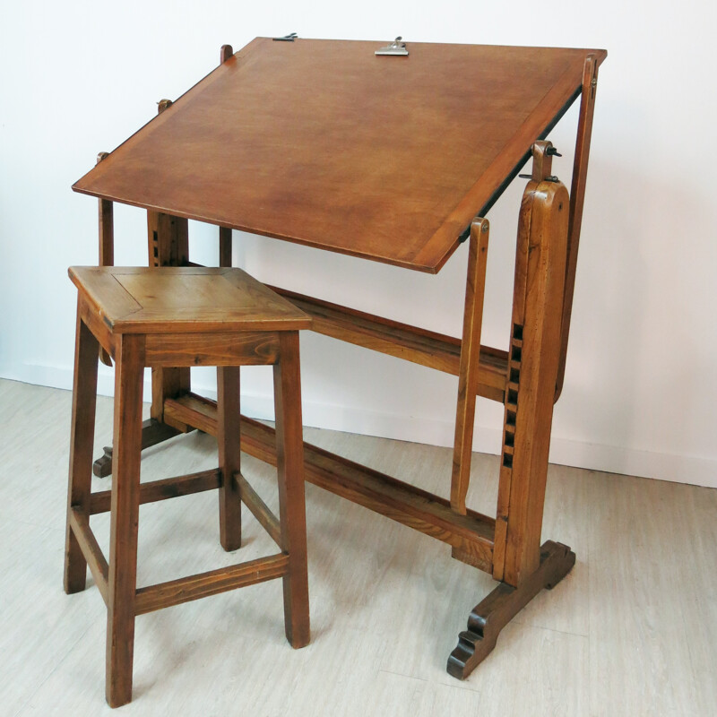 Table à dessin portugaise vintage - 1930