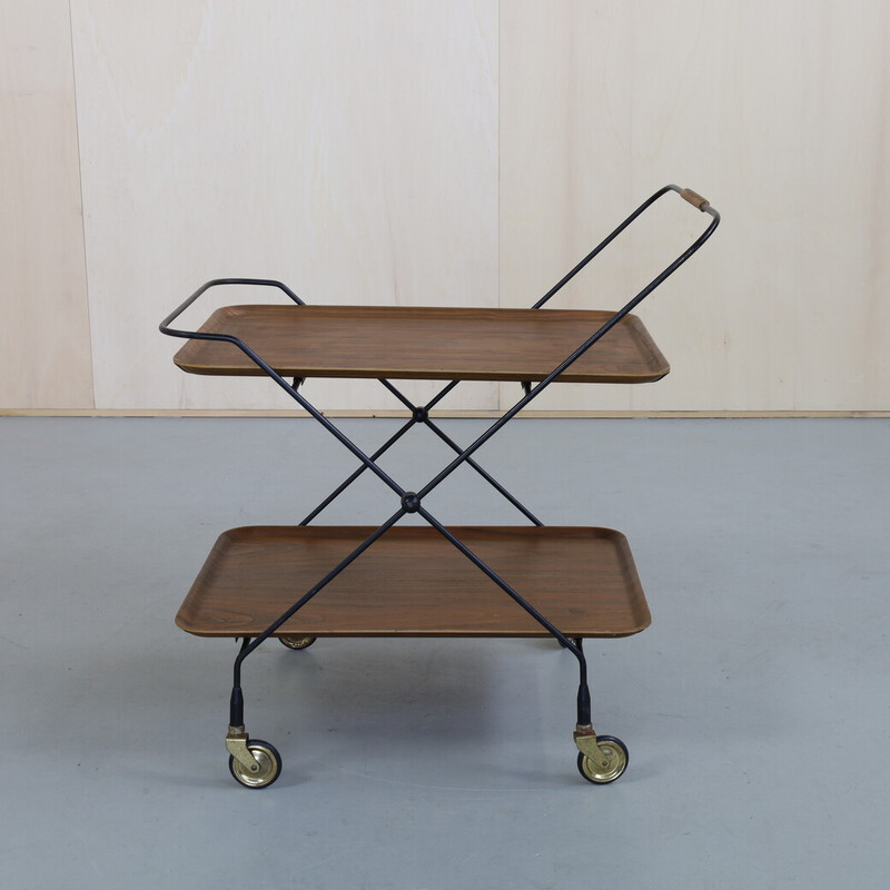 Vintage serving trolley for Åry Fanérprodukter Nybro, 1960s