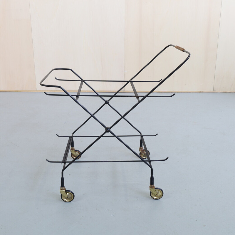 Vintage serving trolley for Åry Fanérprodukter Nybro, 1960s