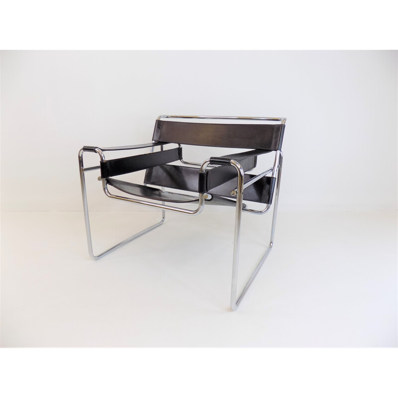 Vintage Gavina B3 Wassily armchair by Marcel Breuer