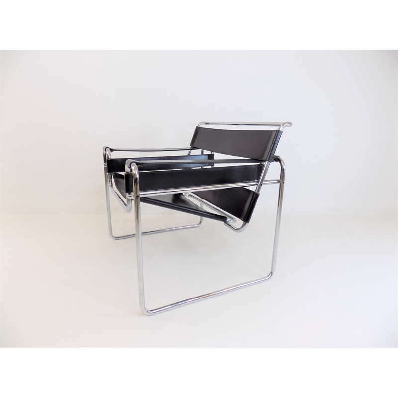 Vintage Gavina B3 Wassily armchair by Marcel Breuer