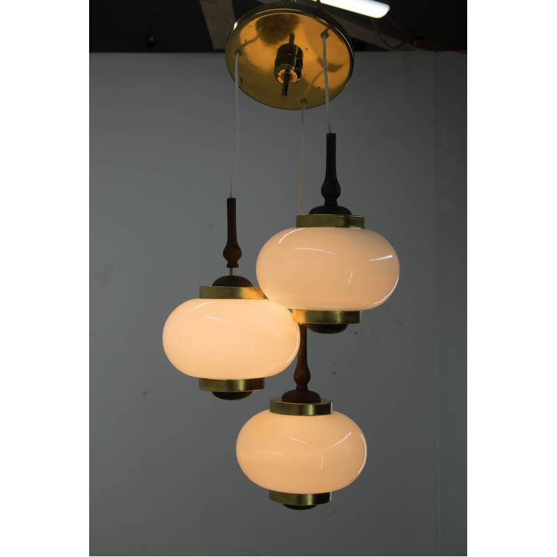 Mid-century chandelier by Polam Bielsko, Poland 1970s