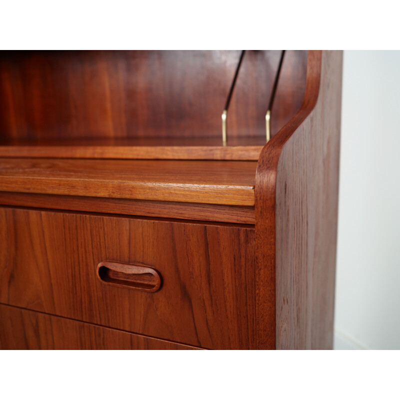 Vintage teak secretary, Denmark 1970s