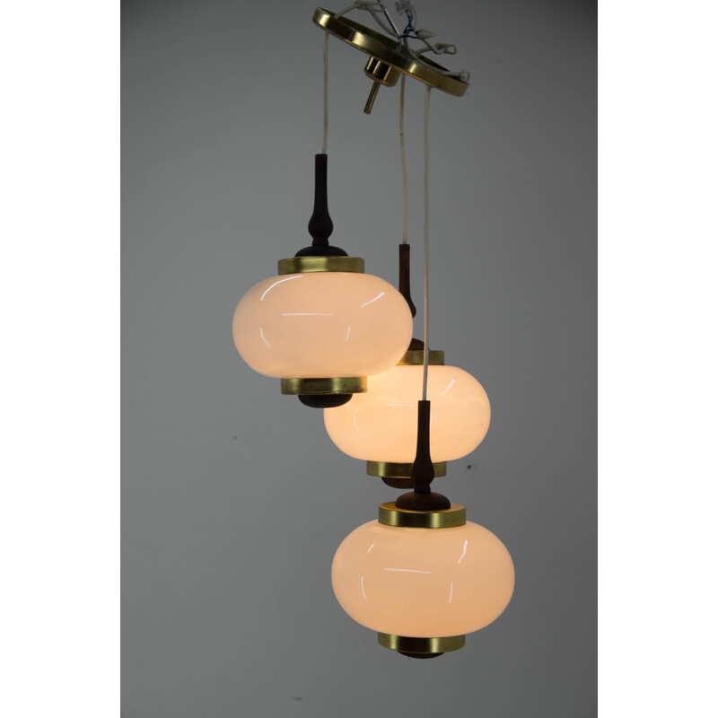 Mid-century chandelier by Polam Bielsko, Poland 1970s