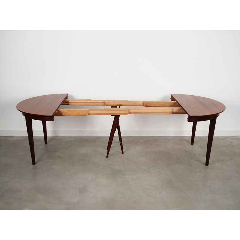 Runder Tisch aus Palisanderholz, Dänemark 1970er Jahre