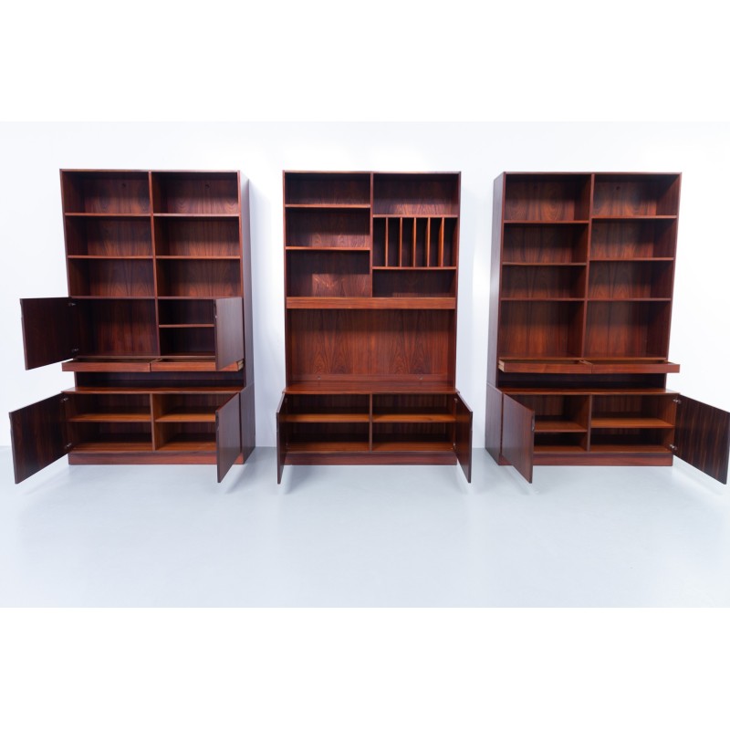 Vintage Danish rosewood bookcase, 1960s