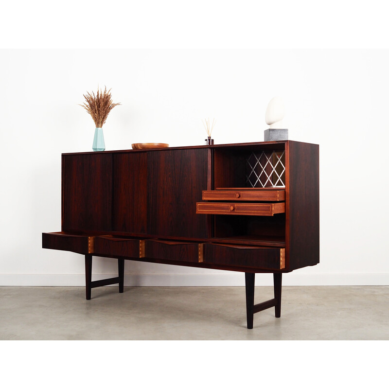 Vintage Danish rosewood highboard by E.W. Bach, 1960s