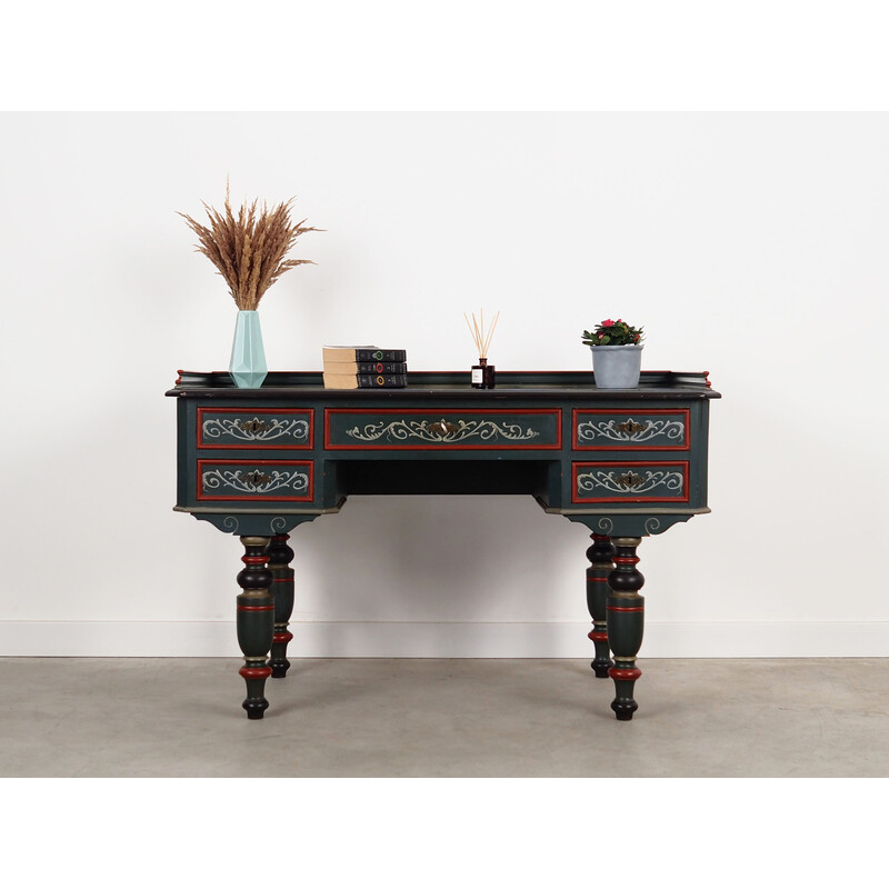 Vintage pine desk, Denmark 1960s