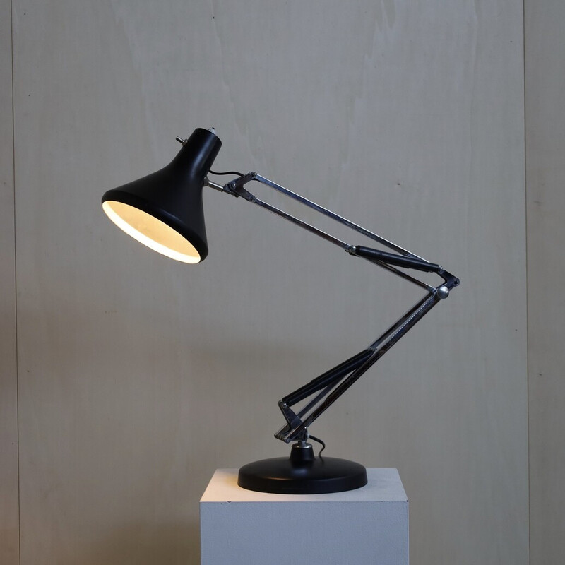Lámpara de escritorio vintage de Jacob Jacobsen para Luxo, 1960