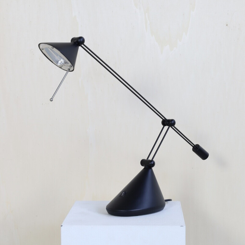 Lámpara de escritorio postmoderna vintage, 1980