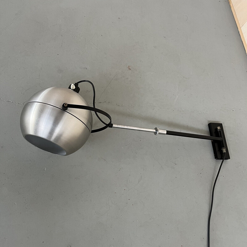Vintage adjustable wall lamp by Dijkstra