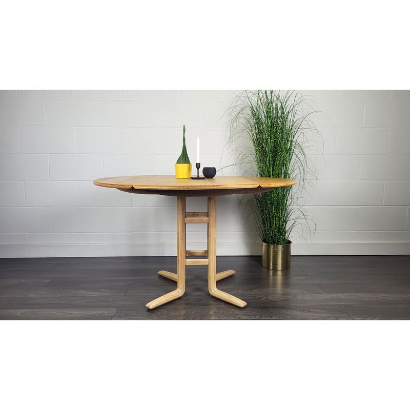 Vintage Campden table in English elm and beech for Ercol, 1990