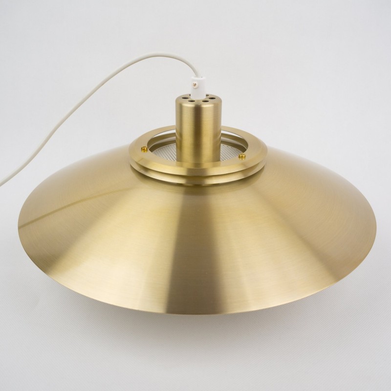 Vintage Dania pendant lamp by Kurt Wiborg for Jeka, Denmark 1980