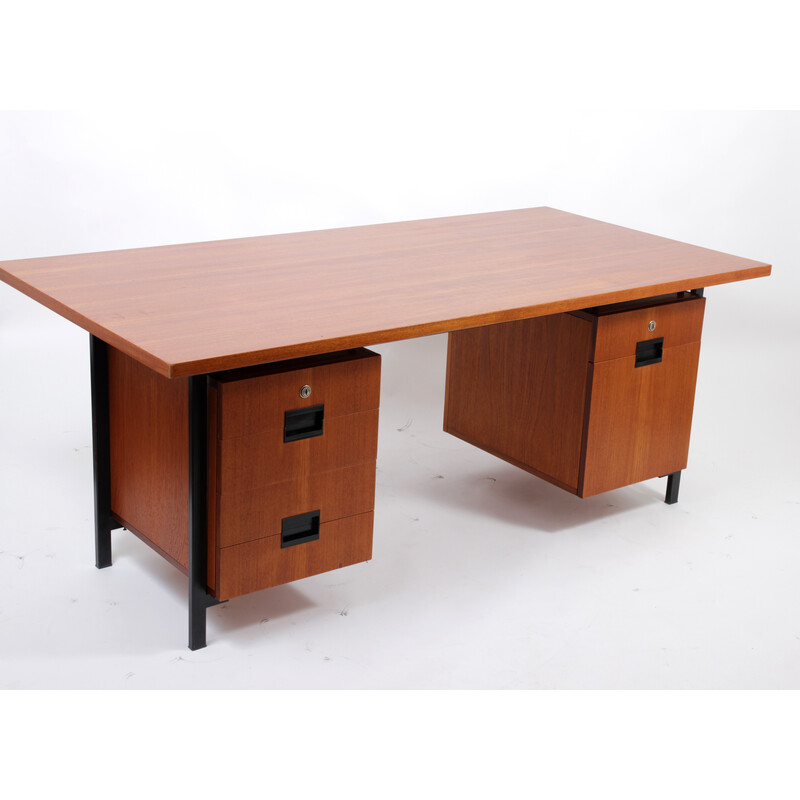 Scrivania vintage Eu02 in teak di Cees Braakman per Pastoe, Paesi Bassi 1960