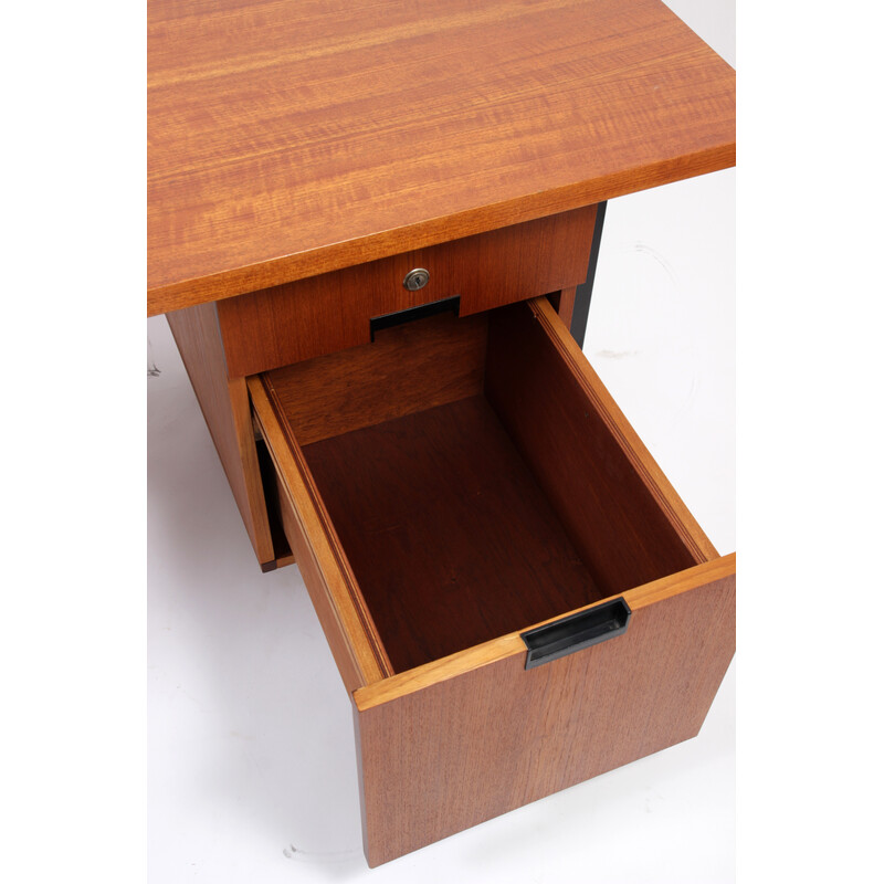 Vintage Eu02 desk in teak by Cees Braakman for Pastoe, Netherlands 1960