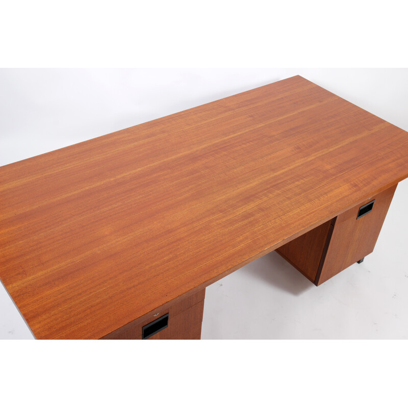 Vintage Eu02 desk in teak by Cees Braakman for Pastoe, Netherlands 1960