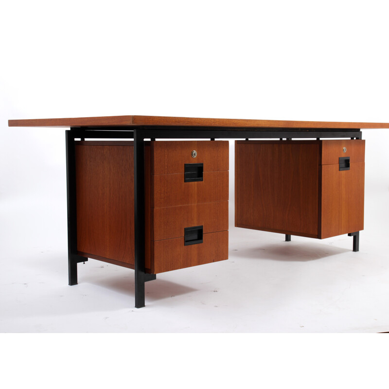 Vintage Eu02 desk in teak by Cees Braakman for Pastoe, Netherlands 1960