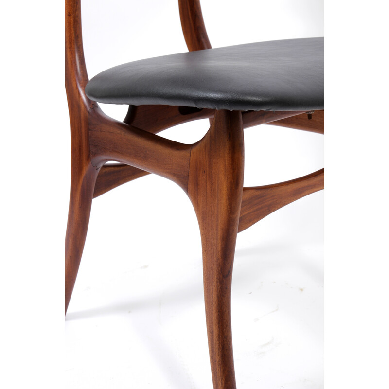 Conjunto de 4 cadeiras vintage de Louis van Teeffelen para Wébé, Holanda 1960