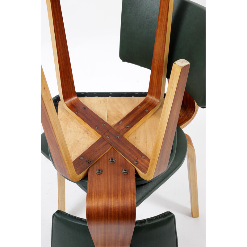 Par de cadeiras de jantar vintage por Cor Alons, Holanda 1949