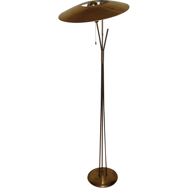 Mid century brass floor lamp, Italy 1960s