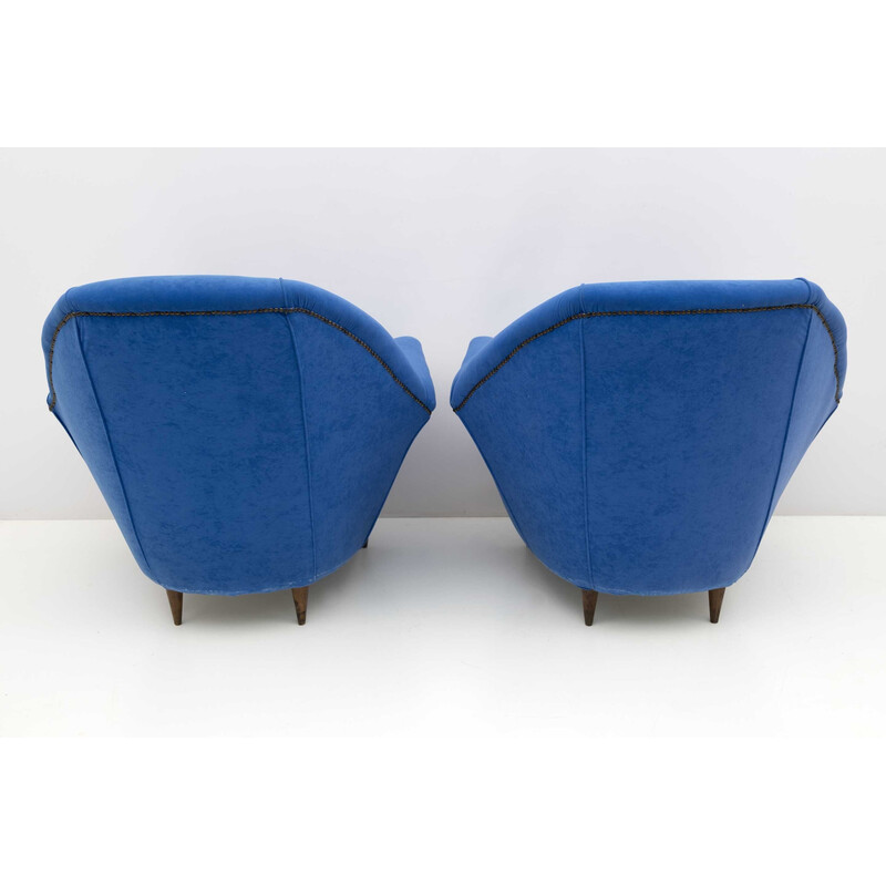 Paire de fauteuils italiens vintage par Ico Parisi pour Ariberto Colombo, 1950