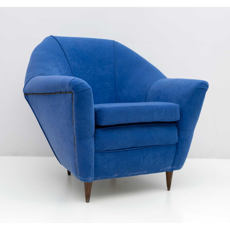 Pair of mid century Italian armchairs by Ico Parisi for Ariberto Colombo, 1950s