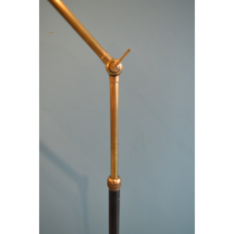 Yellow Stilux floor lamp - 1960s