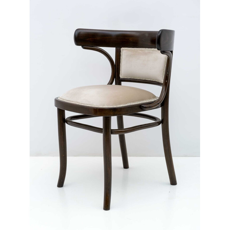 Cadeira Vintage Thonet Austríaca de braços de madeira curva, 1920s