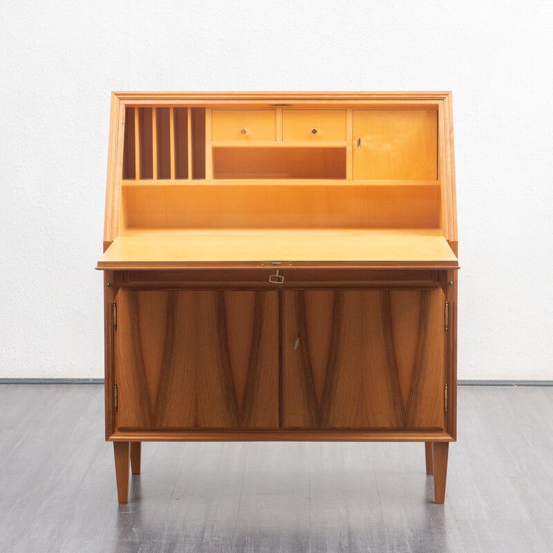 Vintage secretary in walnut, 1960s