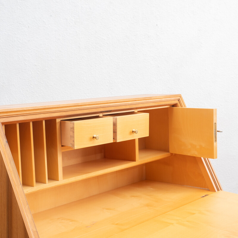 Vintage secretary in walnut, 1960s