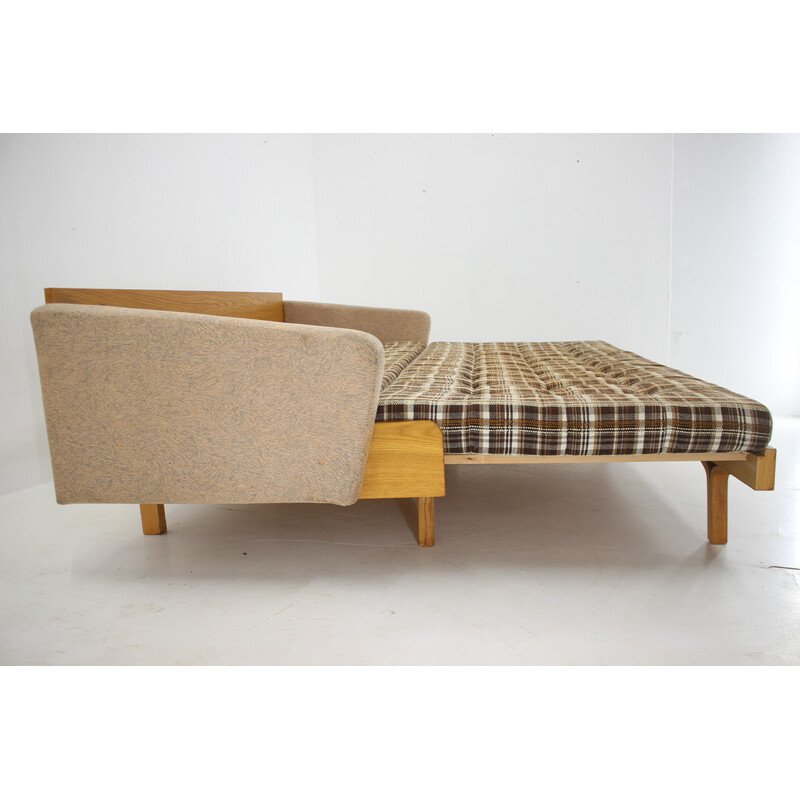 Vintage 3-seater sofa by Drevopodnik Holesov, Czechoslovakia 1970s