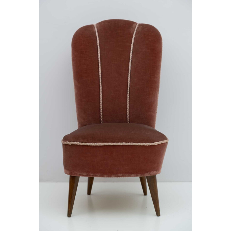 Pair of mid-century Italian armchairs by Gio Ponti for Isa Bergamo, 1950s