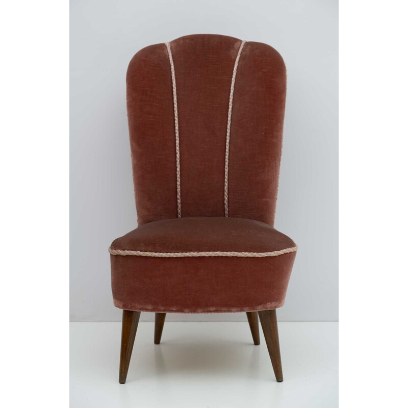 Par de poltronas italianas de meados do século por Gio Ponti para Isa Bergamo, 1950s