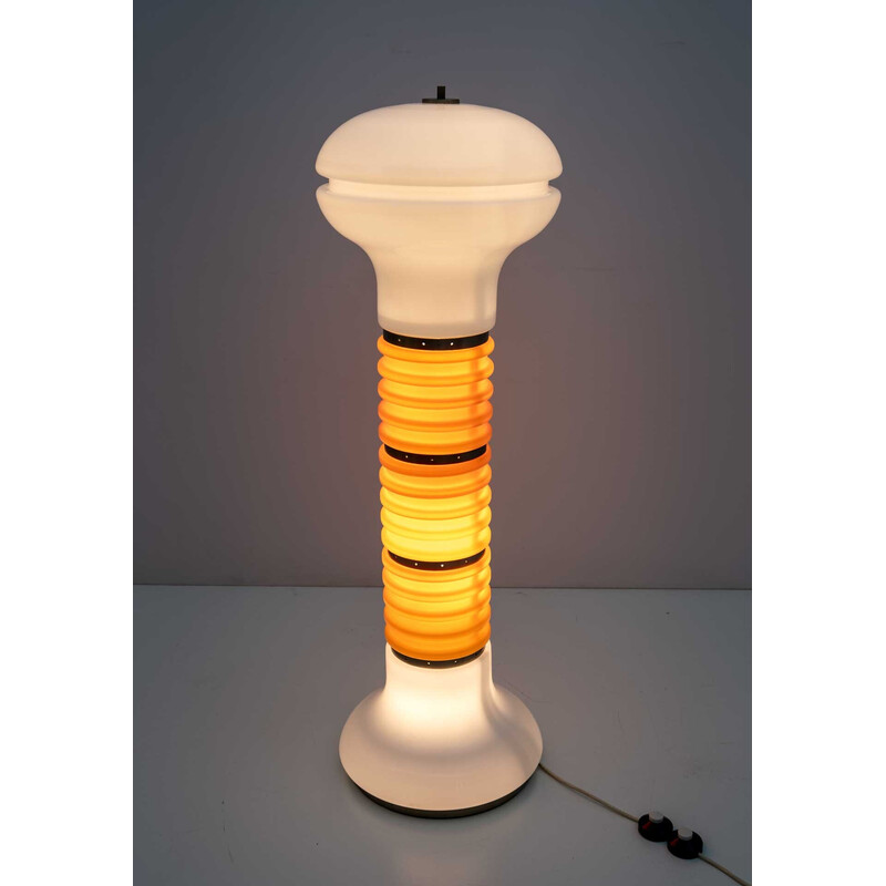 Lampadaire italien vintage en verre de Murano "Birillo" par Carlo Nason pour Mazzego, 1970