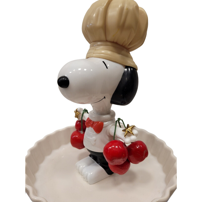 Vintage sculpture "Snoopy Totem" by Christine Guiglio, France