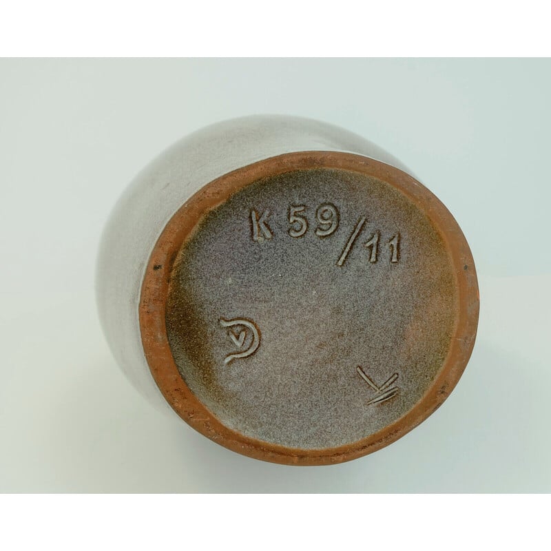 Jarrón de cerámica de mediados de siglo modelo K50/11 de Fritz van Daalen, años 50