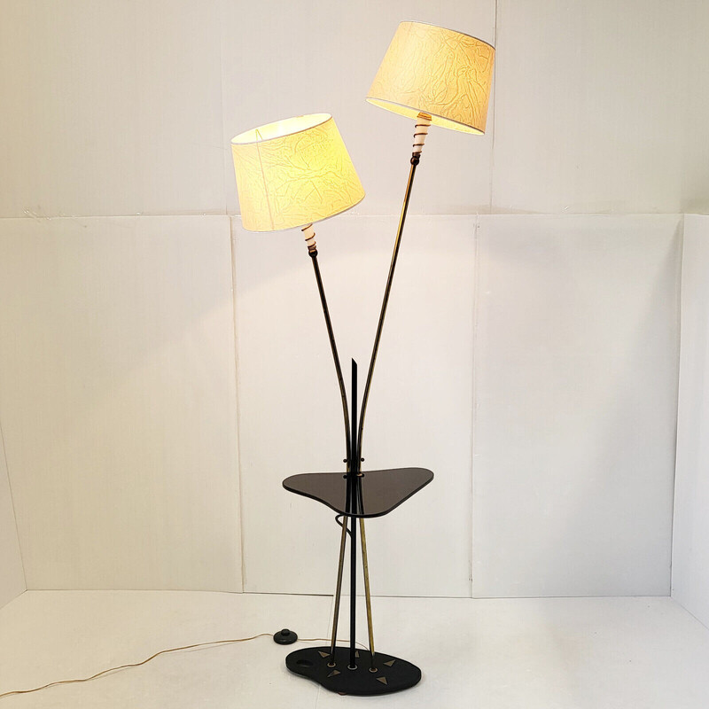 Vintage floor lamp from the Lunel house, 1950