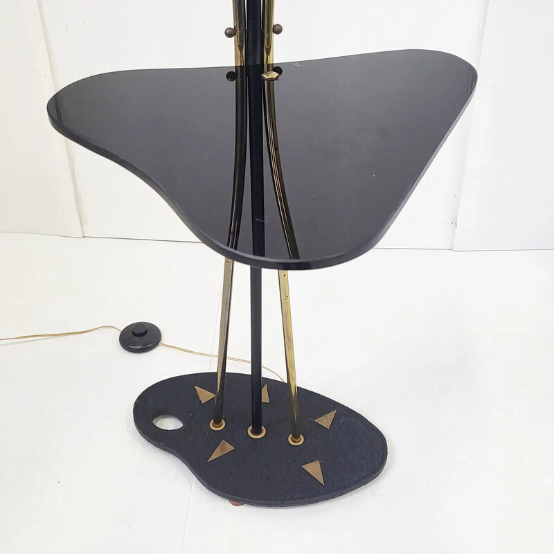 Lampadaire vintage de la maison Lunel, 1950