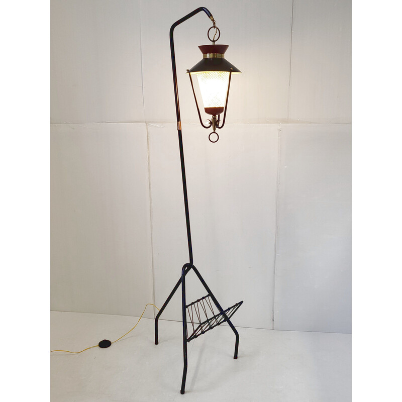 Lámpara de pie vintage de Arlus, 1950