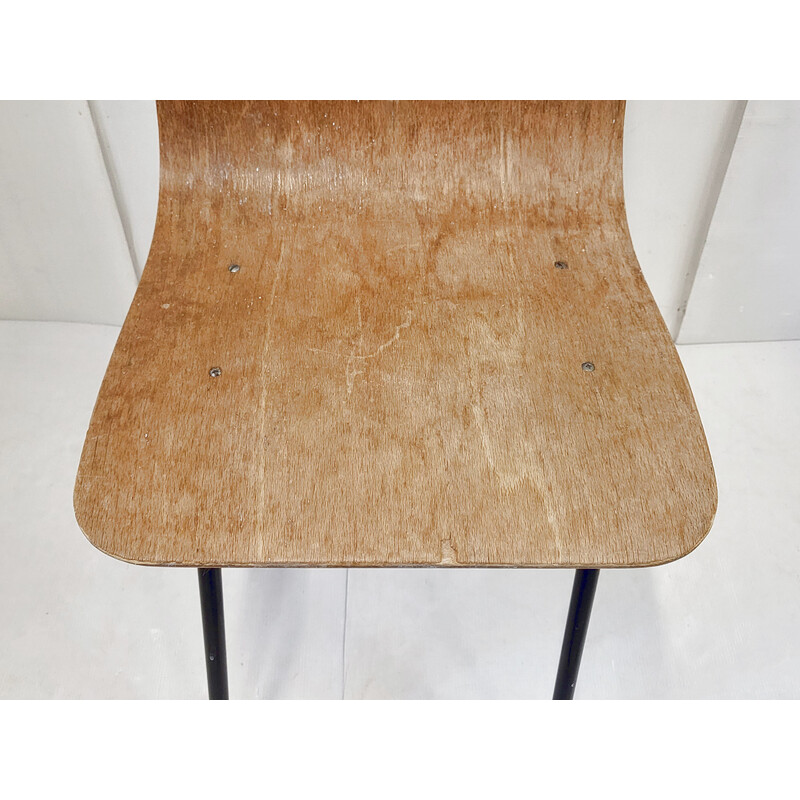 Cadeira de madeira Vintage, 1950