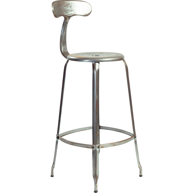 Vintage Whale back bar stools in metal