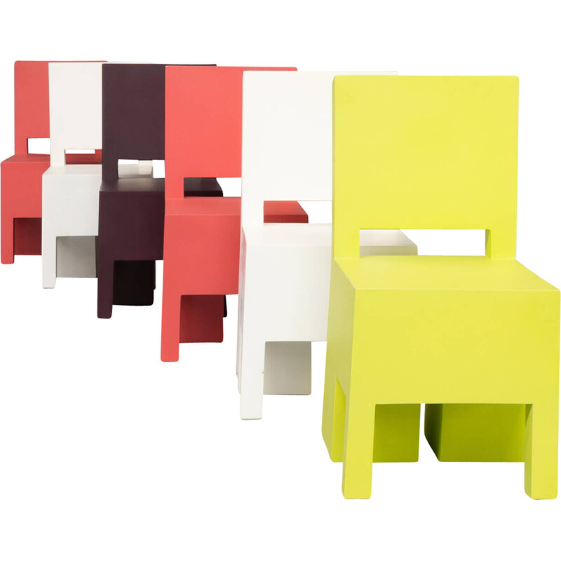 Conjunto de 6 cadeiras vintage I'Mperfect de Leonie Jansen para Jspr
