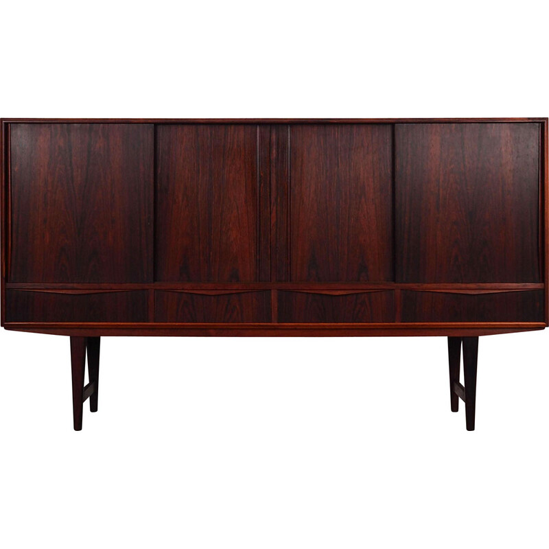 Vintage Danish rosewood highboard by E.W. Bach, 1960s