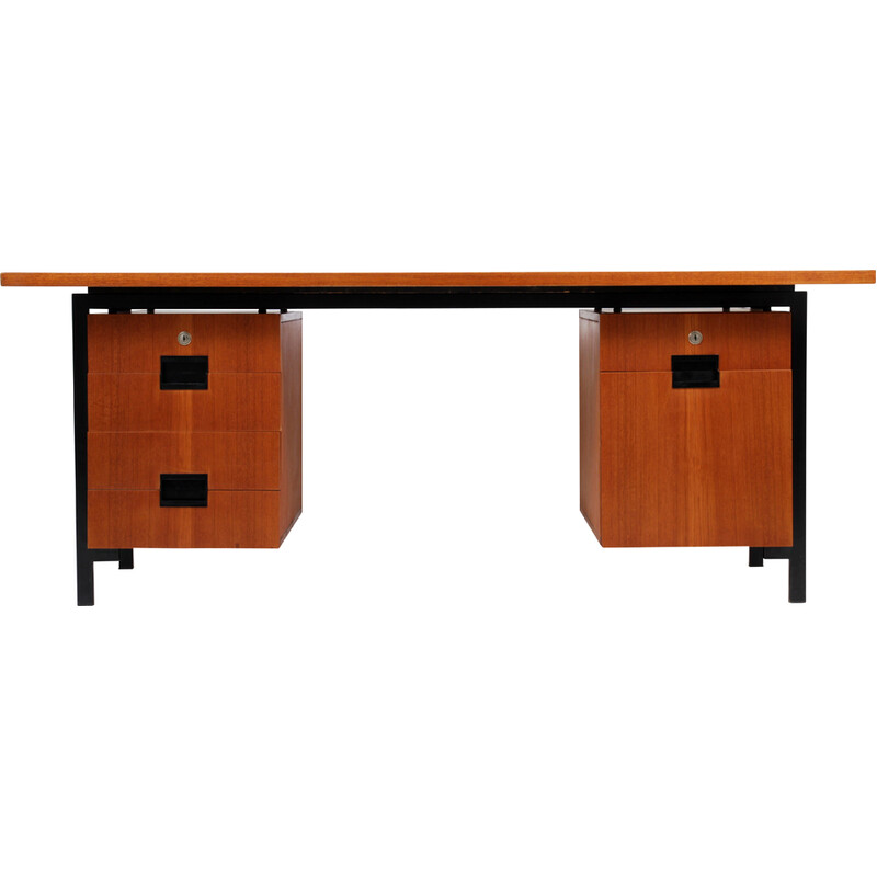 Vintage Eu02 desk in teak by Cees Braakman for Pastoe, Netherlands 1960