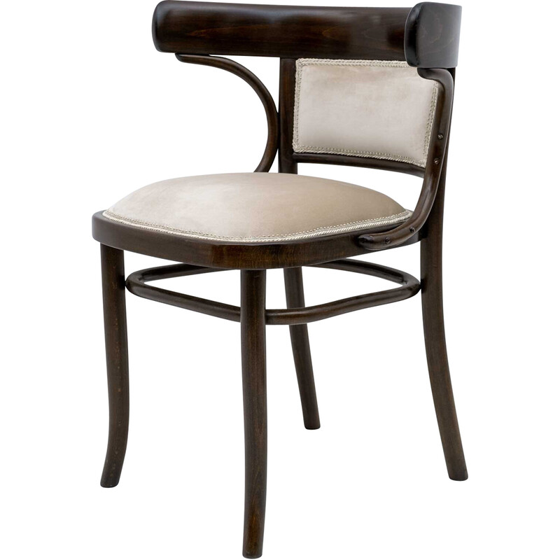 Cadeira Vintage Thonet Austríaca de braços de madeira curva, 1920s