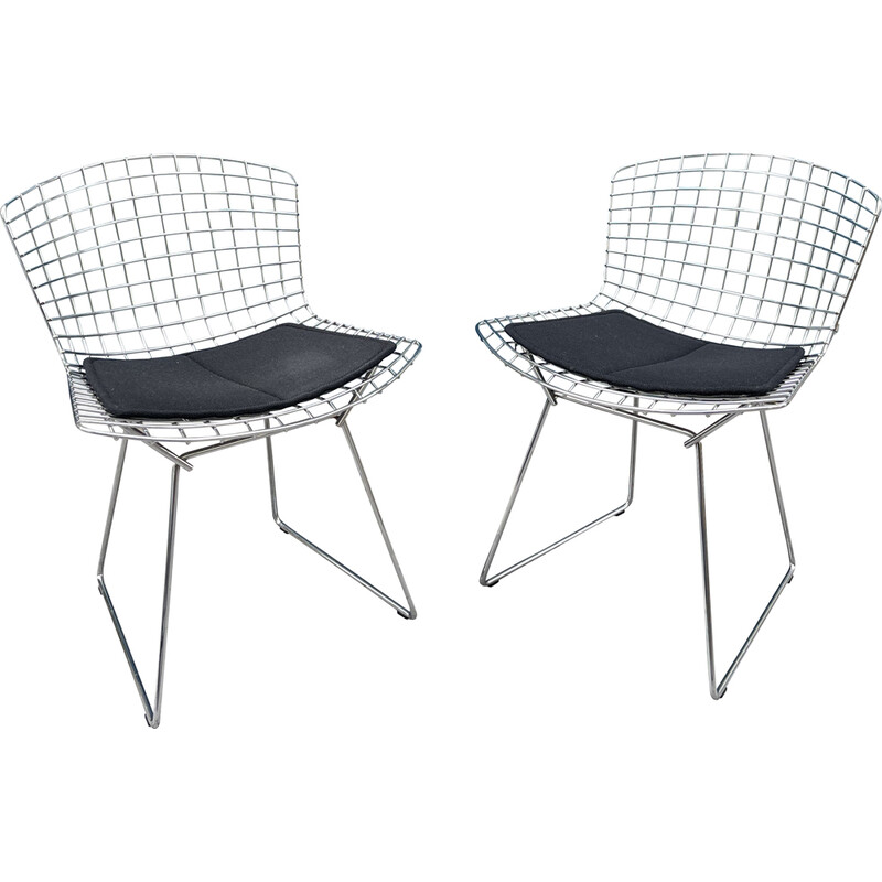 Pair of vintage chairs by Harry Bertoia for Knoll